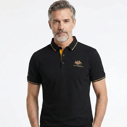 Herren-Poloshirt Horse