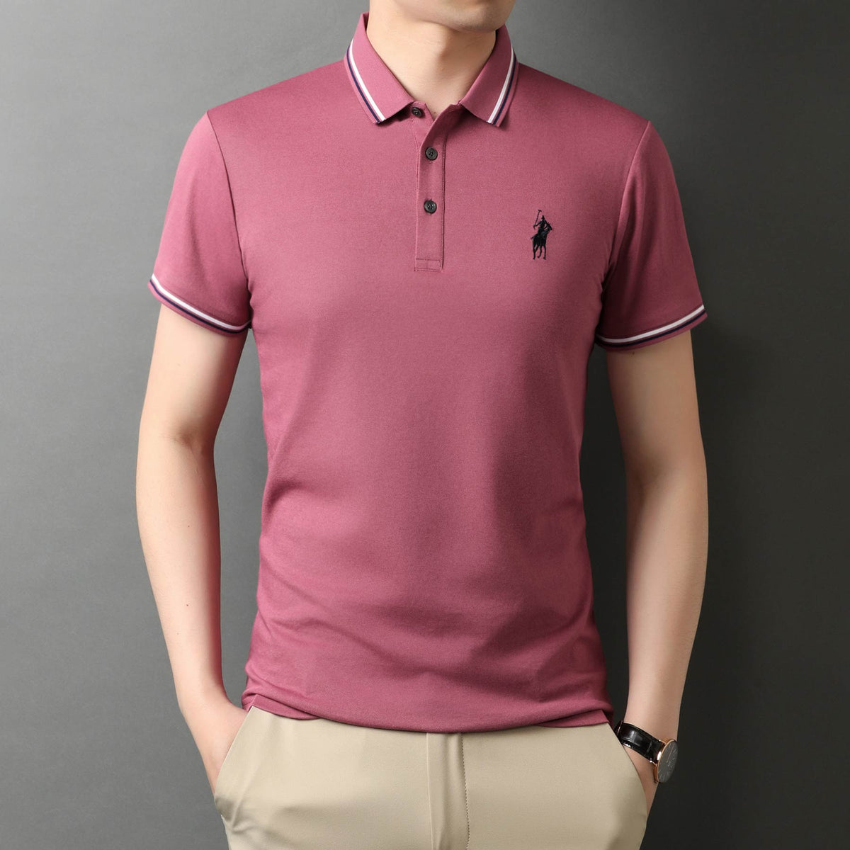Herren-Poloshirt Wind