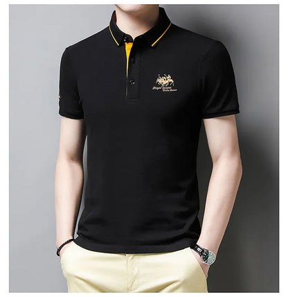 Herren-Poloshirt Horse