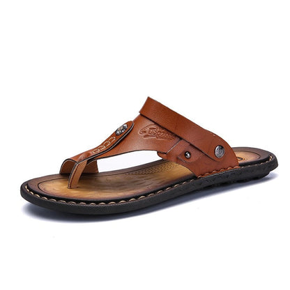 Herren-Ledersandale