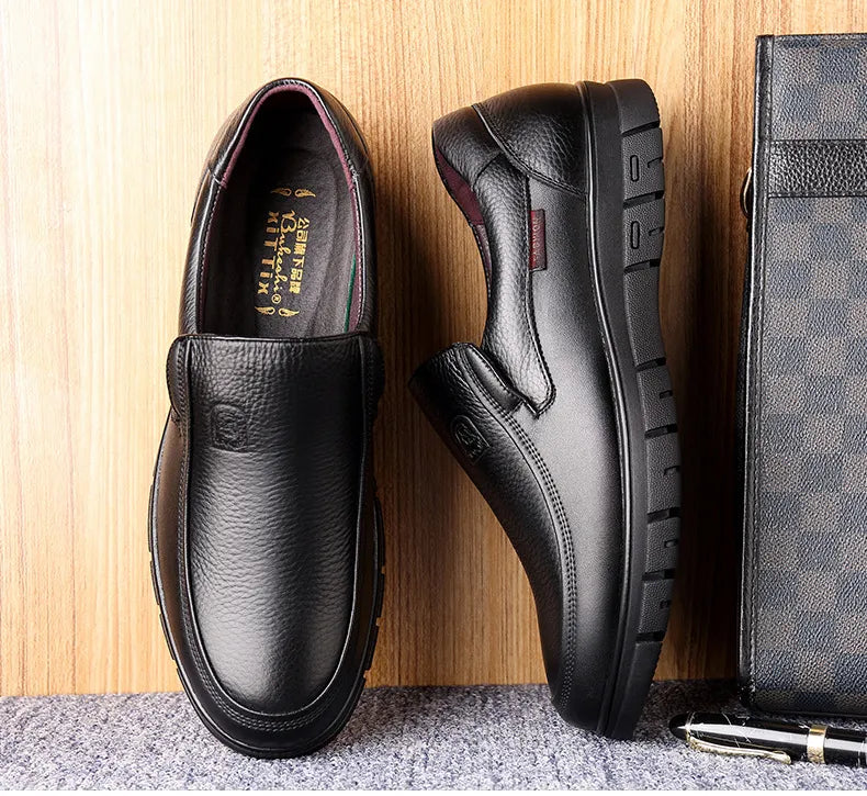 Herren-Businessschuh Echtleder