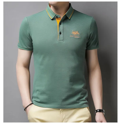 Herren-Poloshirt Horse