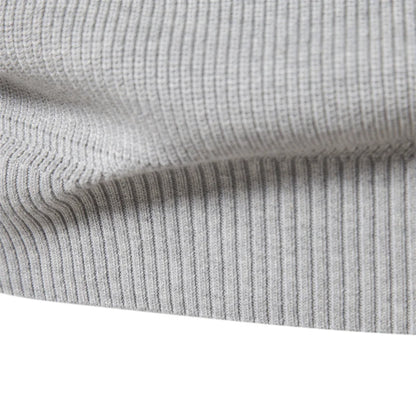 Herrenpullover mit Reißverschluss Baumwolle
