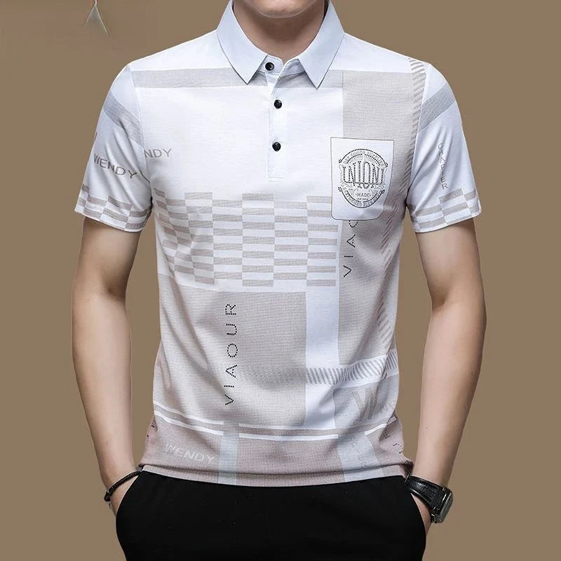 Herren-Poloshirt Lion