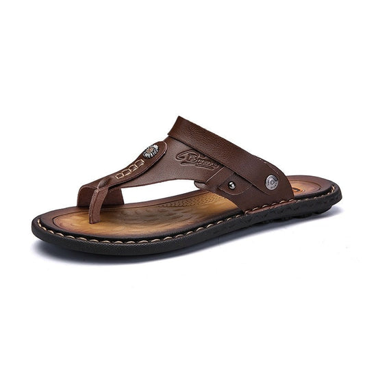Herren-Ledersandale