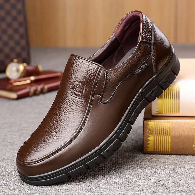 Herren-Businessschuh Echtleder