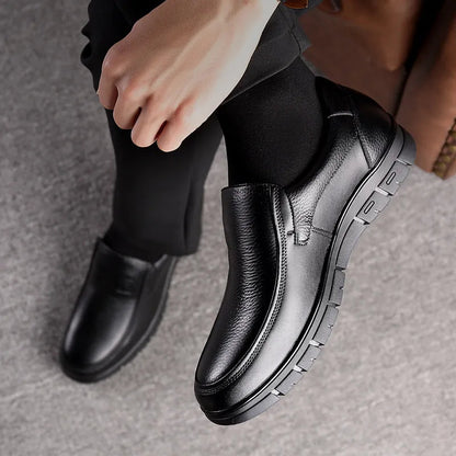 Herren-Businessschuh Echtleder