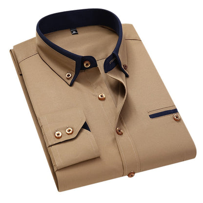 Herren-Businesshemd Plus Size Carino