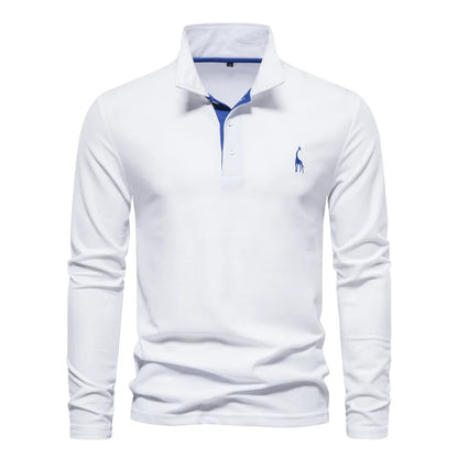 Herren-Poloshirt Langarm