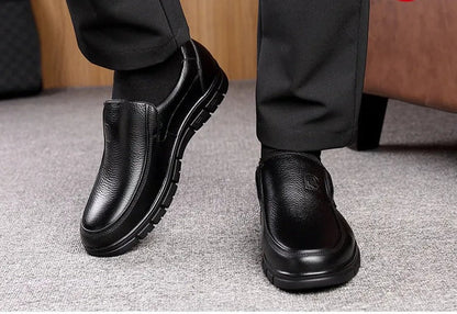 Herren-Businessschuh Echtleder