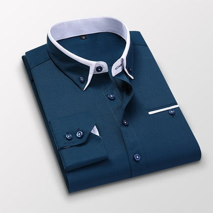 Herren-Businesshemd Plus Size Carino